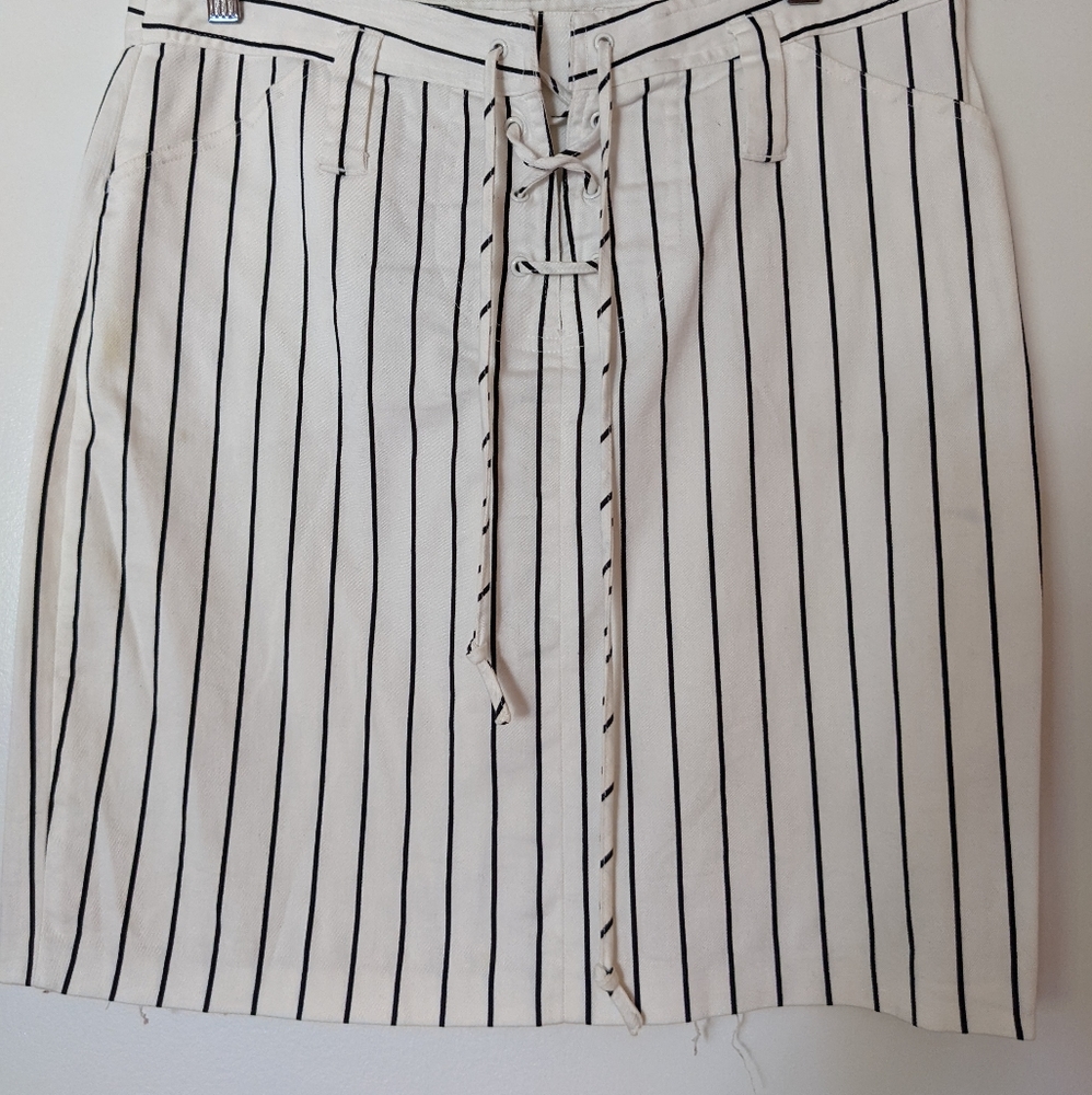 Striped skirt